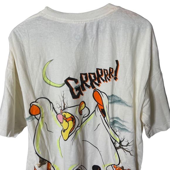 VTG Winnie The Pooh Tiger Halloween T Shirt USA OS - Picture 5 of 7
